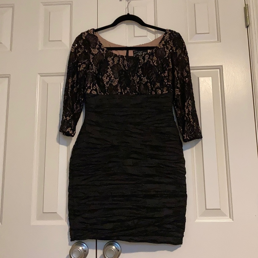 Black cocktail dress